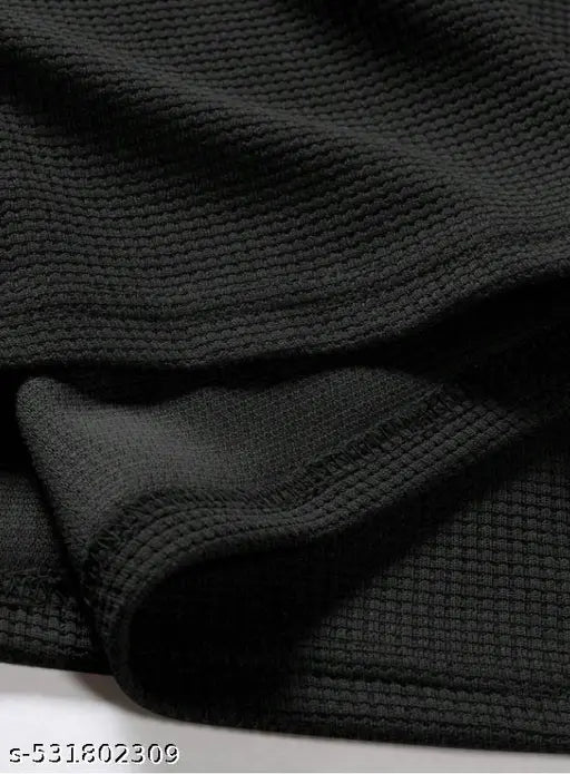 🖤 Trendy Men's Polo T-Shirt | Half Sleeve Self-Design | Cotton Blend 🖤