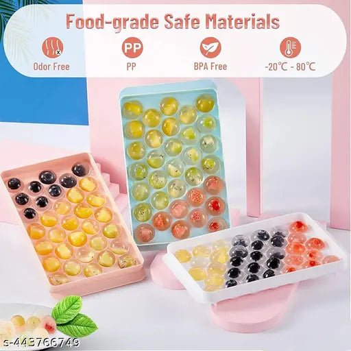 🧊 33-Cavity Multi-Use Ice Cube Tray | Jelly, Chocolate, Lollipop Mould 🧊
