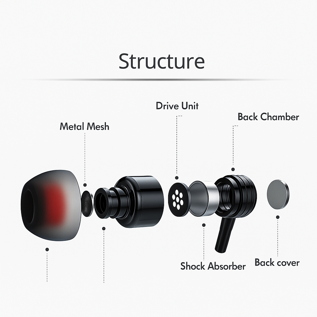 🎧 SoundBurst™ – Pack of 3 Wired Earphones 🔊 | Deep Bass • Mic • 3.5 mm Jack