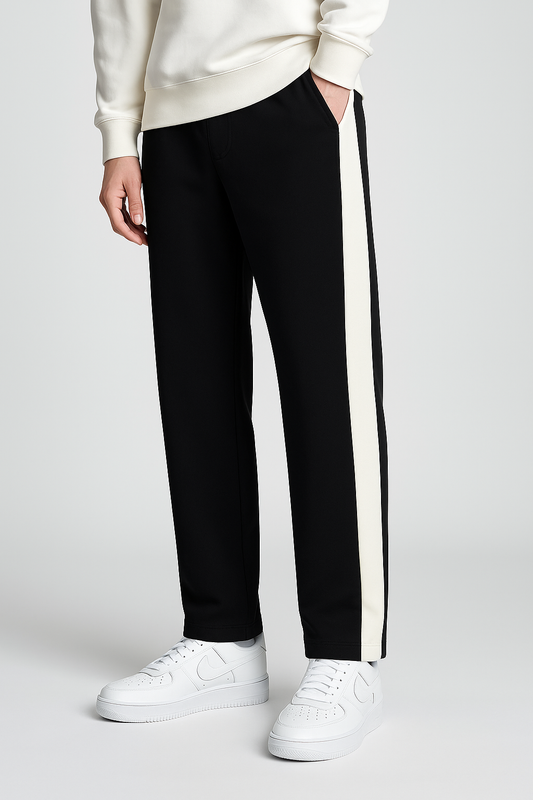 🚀 Sporty Colorblocked Track Pants | Lycra Comfort & Style ✨