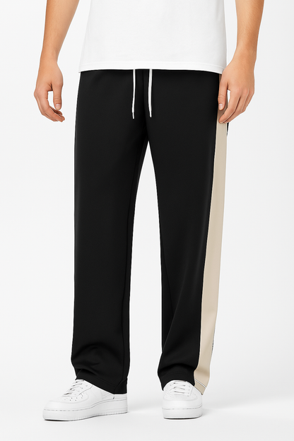 🚀 Sporty Colorblocked Track Pants | Lycra Comfort & Style ✨