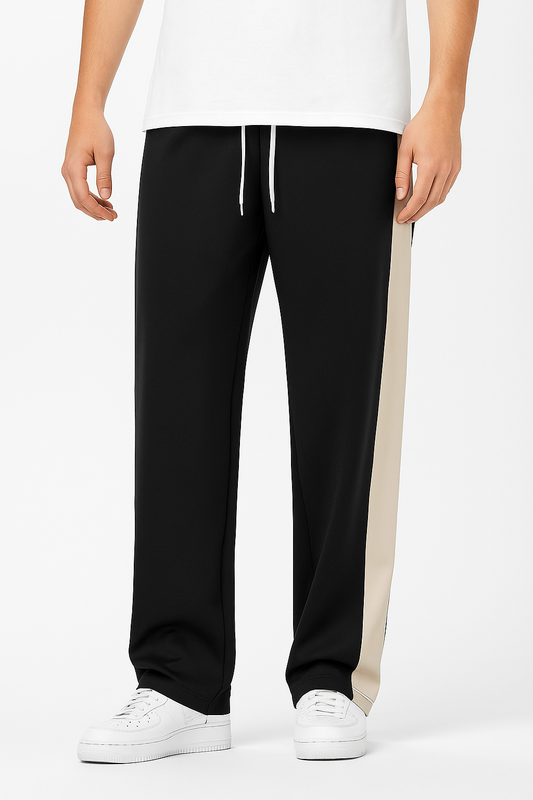 🚀 Sporty Colorblocked Track Pants | Lycra Comfort & Style ✨