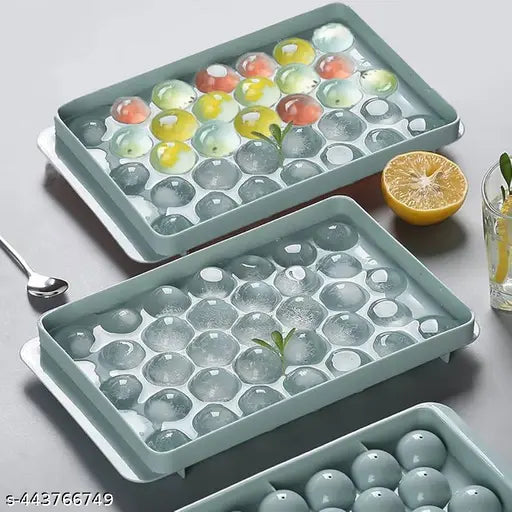 🧊 33-Cavity Multi-Use Ice Cube Tray | Jelly, Chocolate, Lollipop Mould 🧊