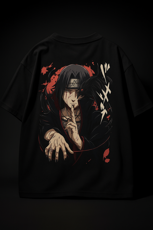 🔥 “Being Besharam” Oversized Anime Tee – Pure Cotton Cool! 👕🖤
